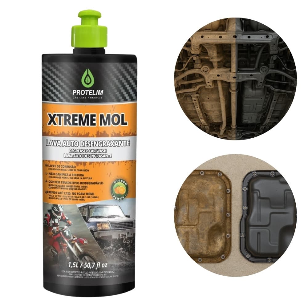 Xtreme Mol Protelim 1,5l Detergente Desengraxante Neutro