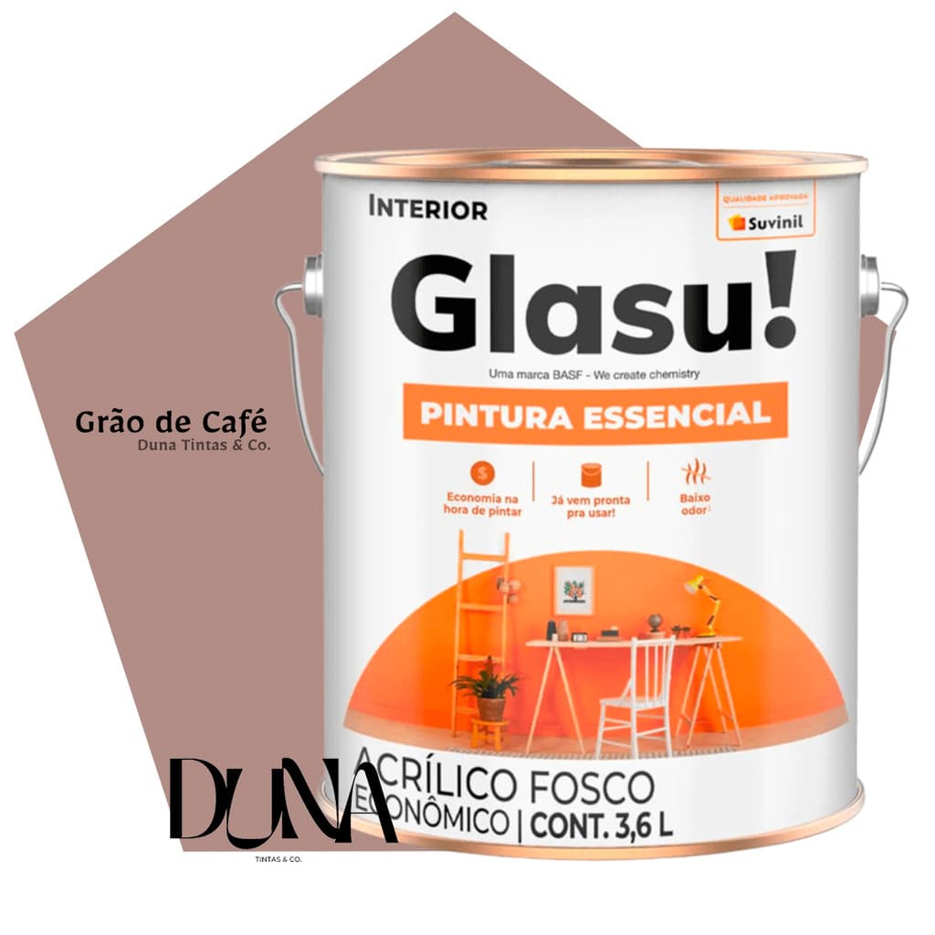 Tinta Antimofo Econômica Glasu Grão de Café 3,6L