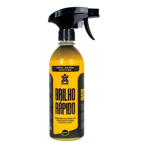 Brilho Rápido Cera Automotiva Carnaúba com SIO2 500ml