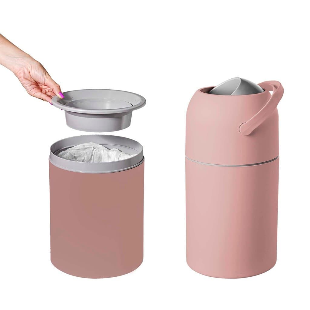 Lixeira Antiodor Para Quarto do Bebê, Banheiro Fraldas Rosa