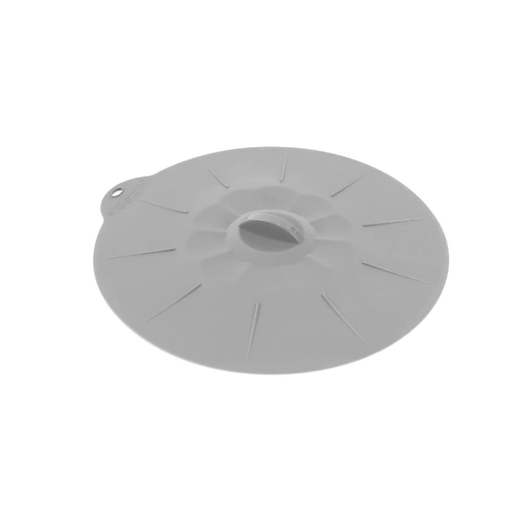 Tampa silicone panela multiuso 16cm alta temperatura cinza