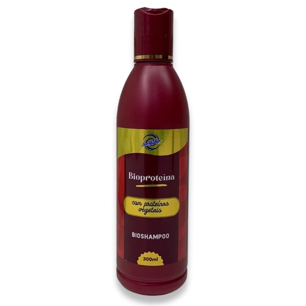Shampoo Para Cabelos Orgânicos Com Bio Proteínas Vegetais, Limpa Promove Suavidade Ser Mulher 300ml