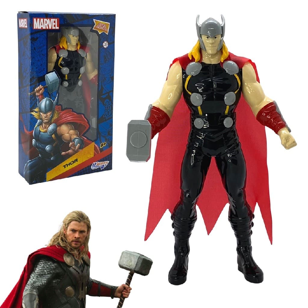 Brinquedo Boneco Thor Avengers Figura de Ação Articulado 22 cm