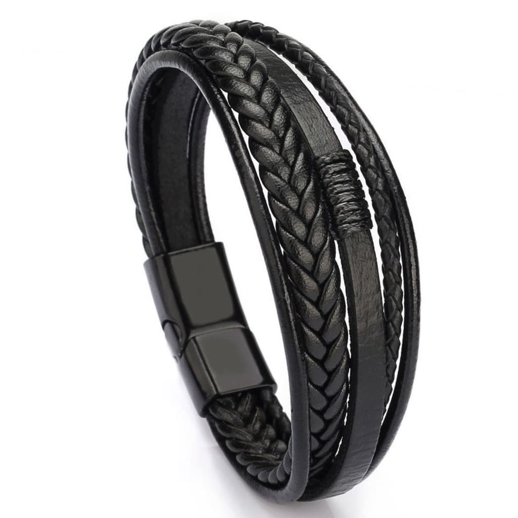 Pulseira Masculina 5 em 1 Moda Atual Executiva Casual com Fechamento em Imã
