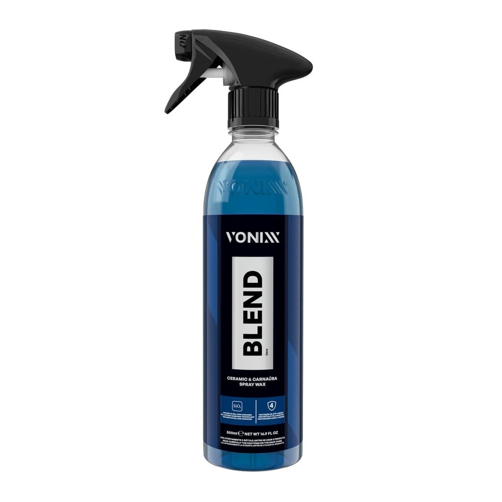 CERA SPRAY BLEND+SILICA 500ML VONIXX CERA CARNAÚBA AUTOMOTIVA