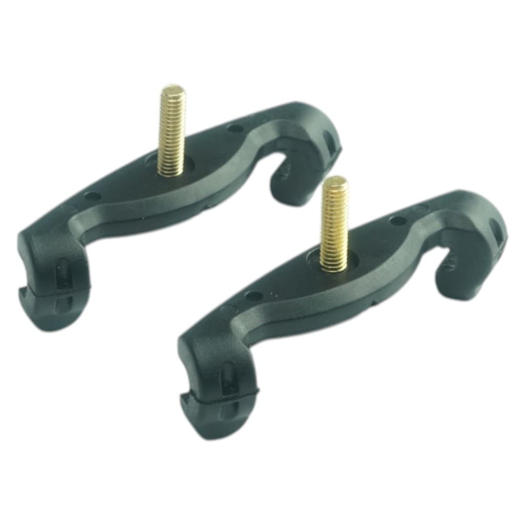 Garras Pés de Espaleira Violino e Viola Par Preta 4 mm