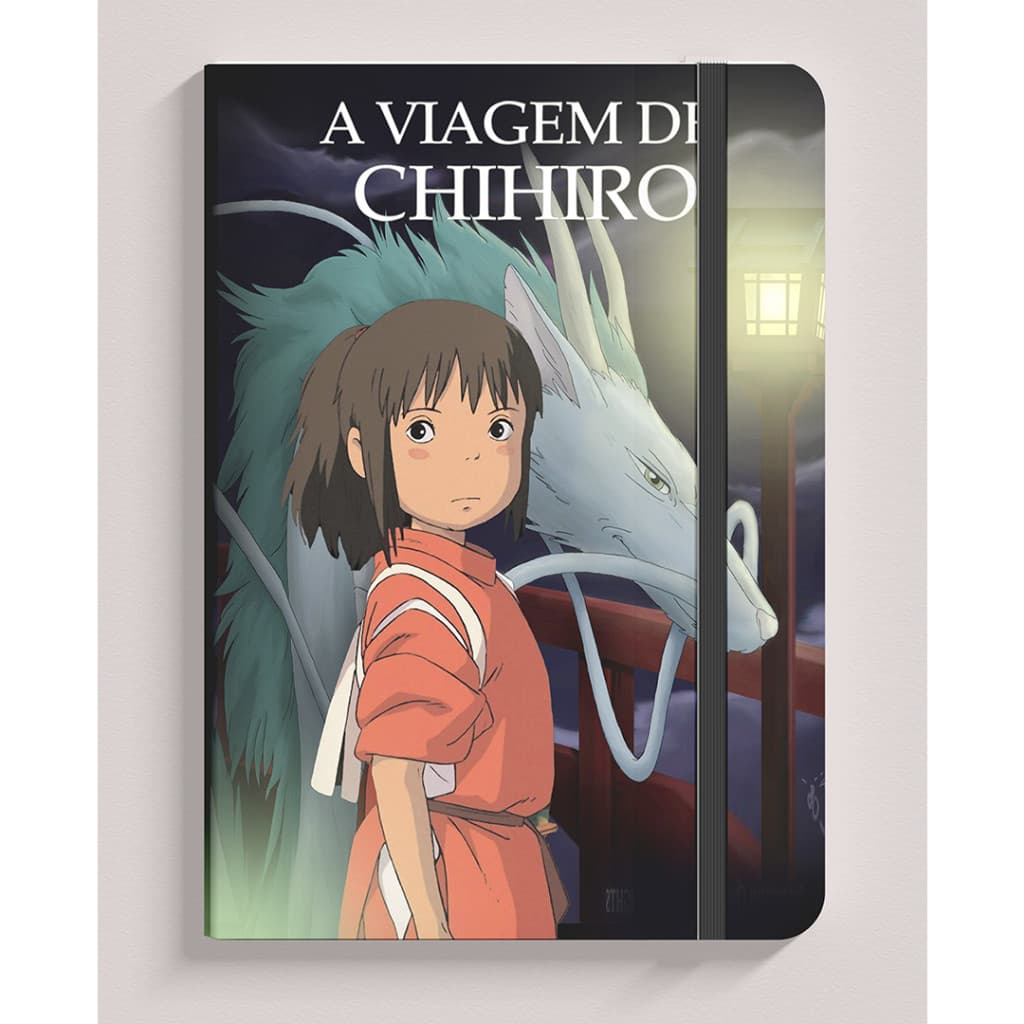 Caderno Sketchbook A5 capa dura caderno de desenho A Viagem de Chihiro