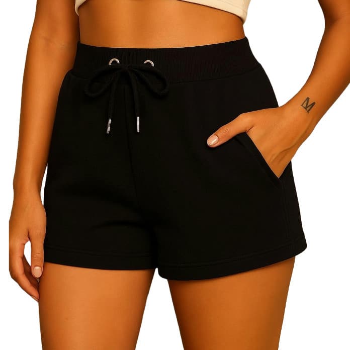 Short Moletom Feminino Moletom Super Confortável Envio imediato