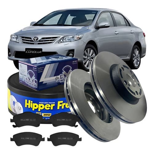 Disco Freio Dianteiro Ventilado Toyota Corolla 2009 2010 2011 2012 2013 2014