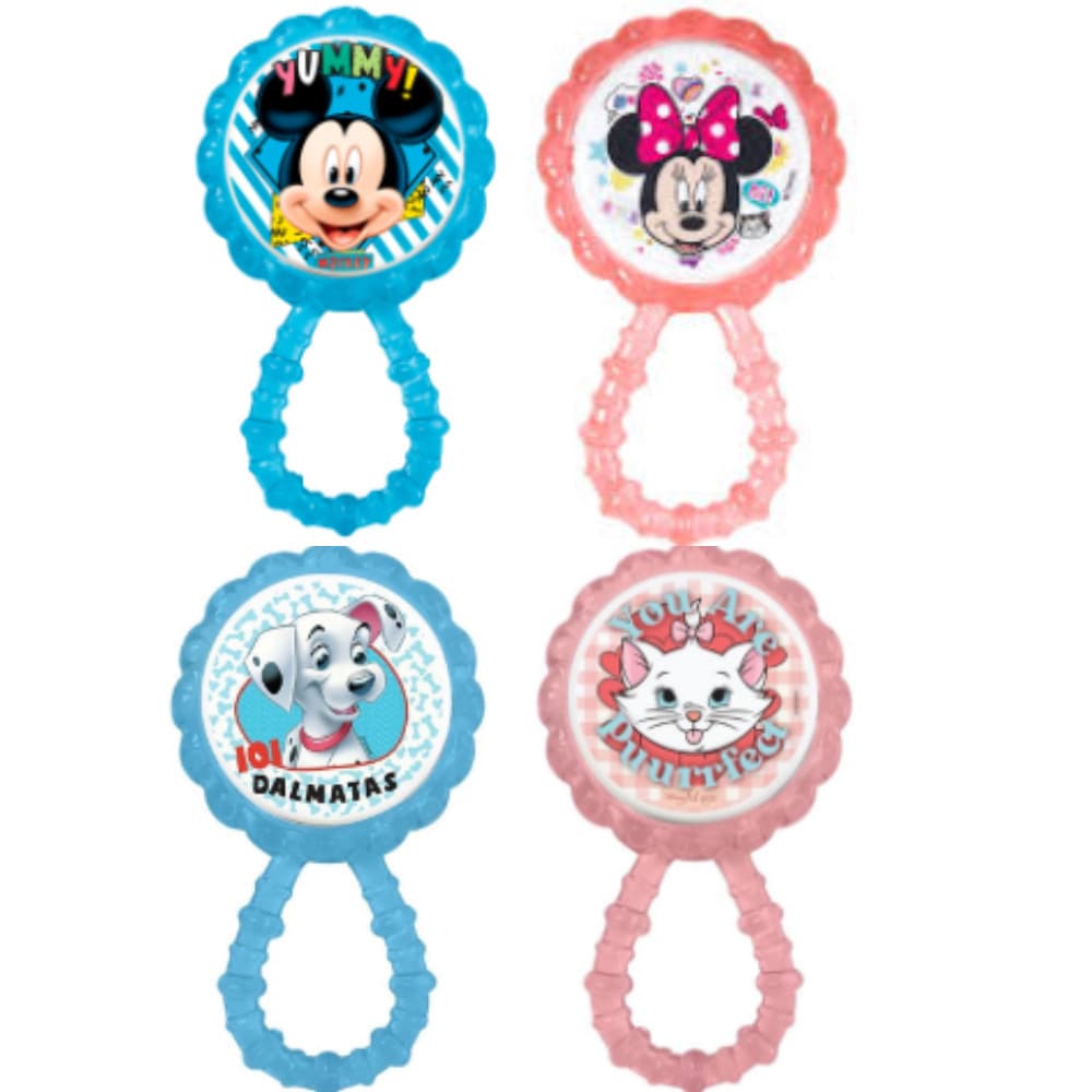 Chocalho Mordedor Disney Baby BabyGo - Macio e Livre de BPA
