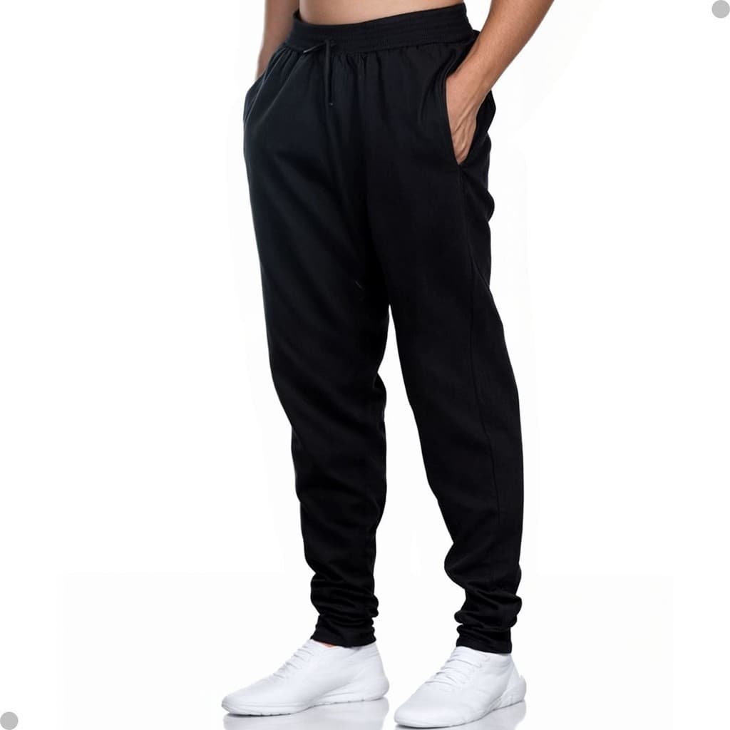Calça Moletom Unissex Lisa Sem Estampa Calça Casual Amarração Confortavel
