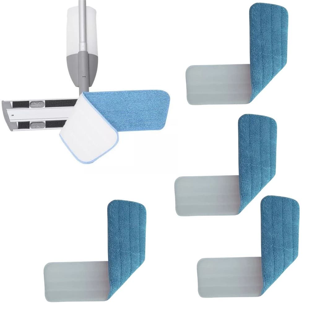 Kit Com 4 Refil Microfibra Mop Spray e Esfregão Perfect Pro Inox e Iron 30cm Oferta