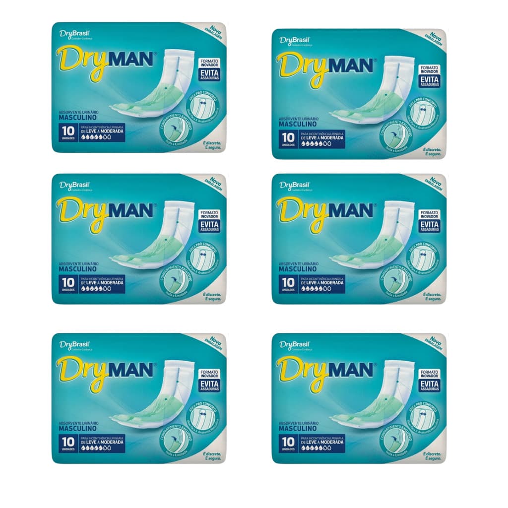 Absorvente Masculino kit com 60 unidades