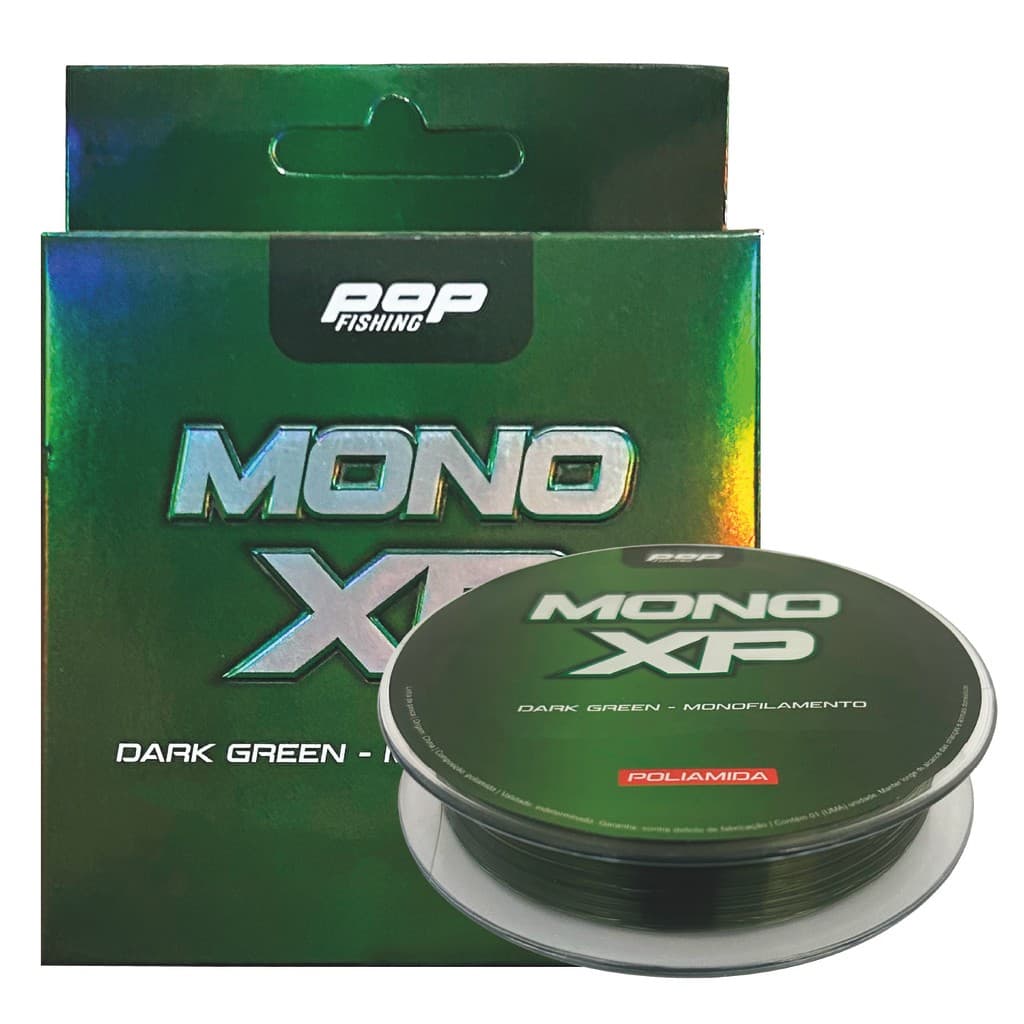 Linha Pesca Monofilamento Maruri Mono XP Dark Green Pop Fishing Resistente