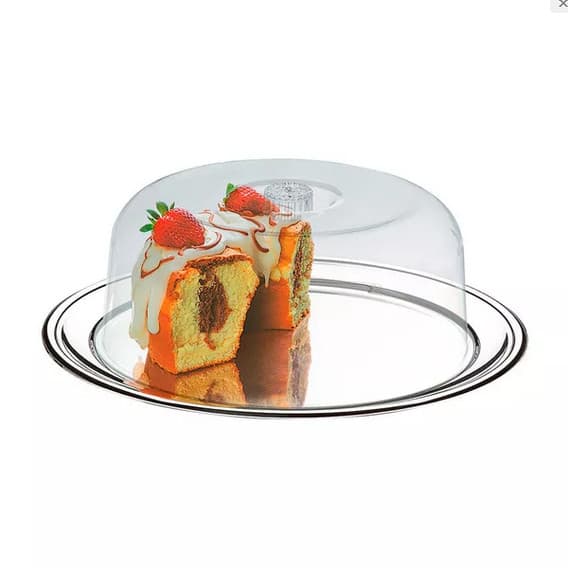 Conjunto para Bolo Inox 2 peças Petunia Brinox - 1525/132