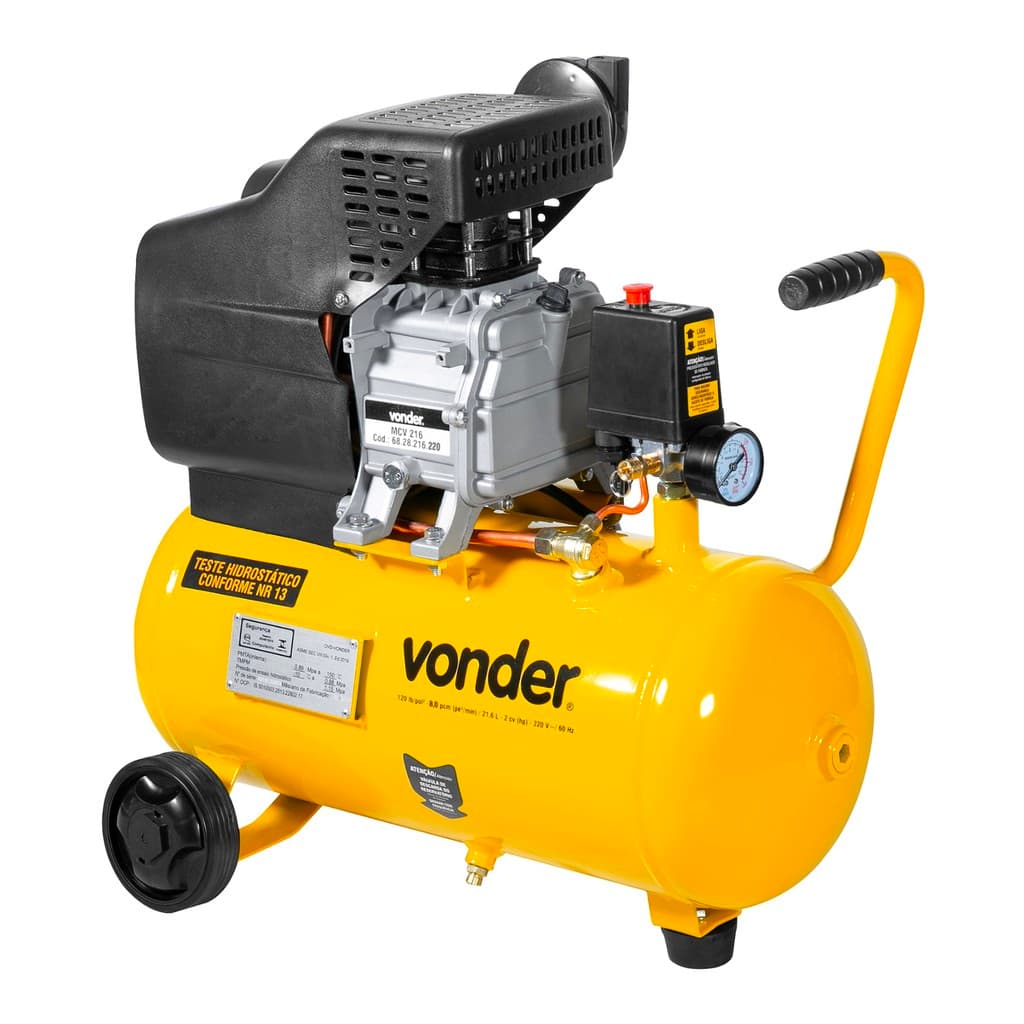 Motocompressor De Ar 21,6l Mcv 216 Vonder 220v
