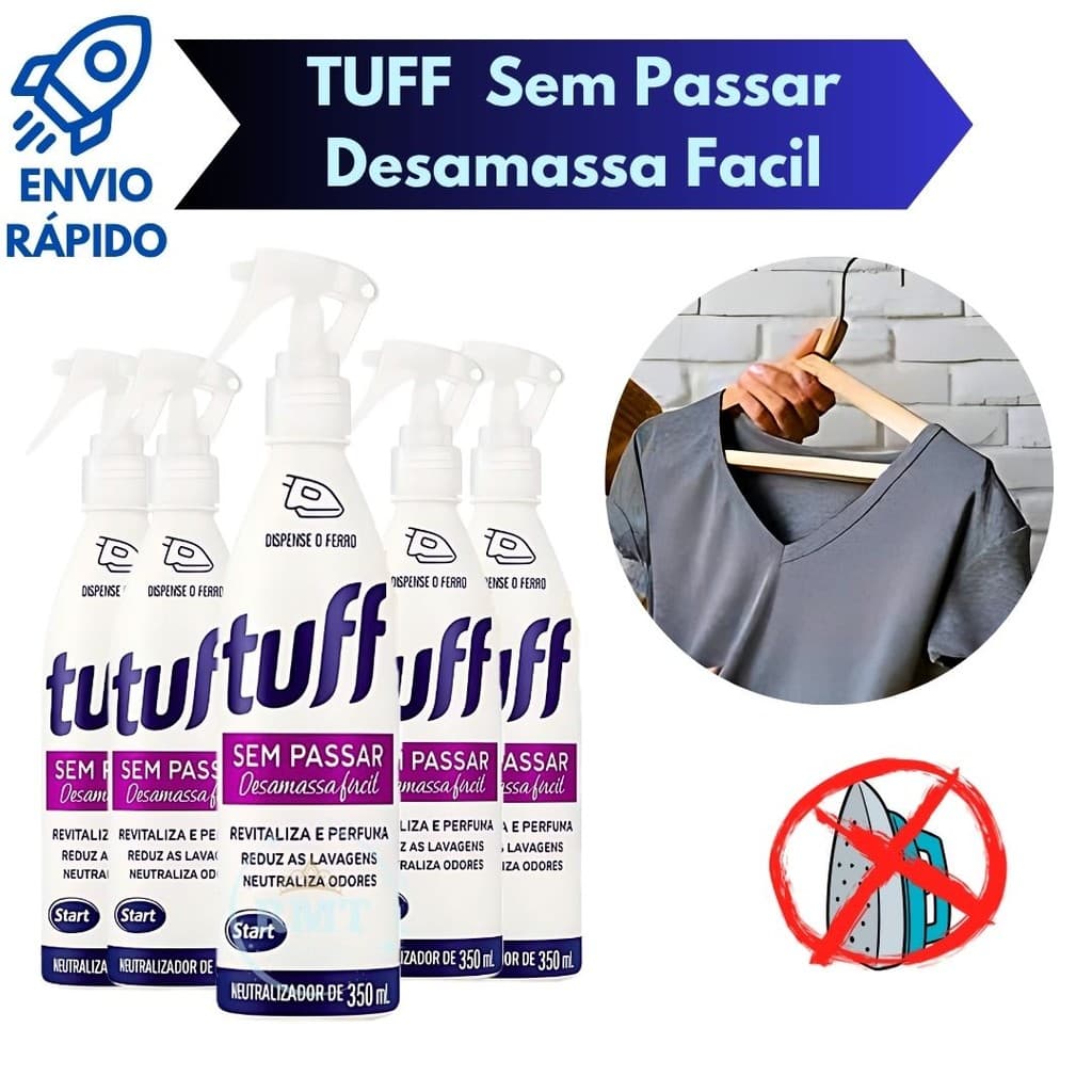 Tuff Desamassa Fácil Sem Passar Start 350ML Perfuma E Neutraliza Odores