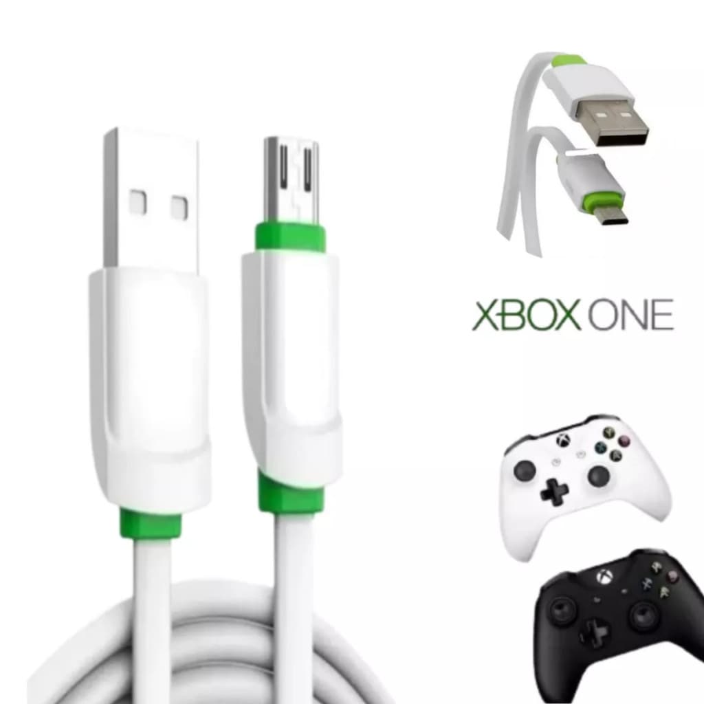 Cabo Usb  Para Controle Xbox One  e Xbox Serie S de 3 Metros Pronta Entrega