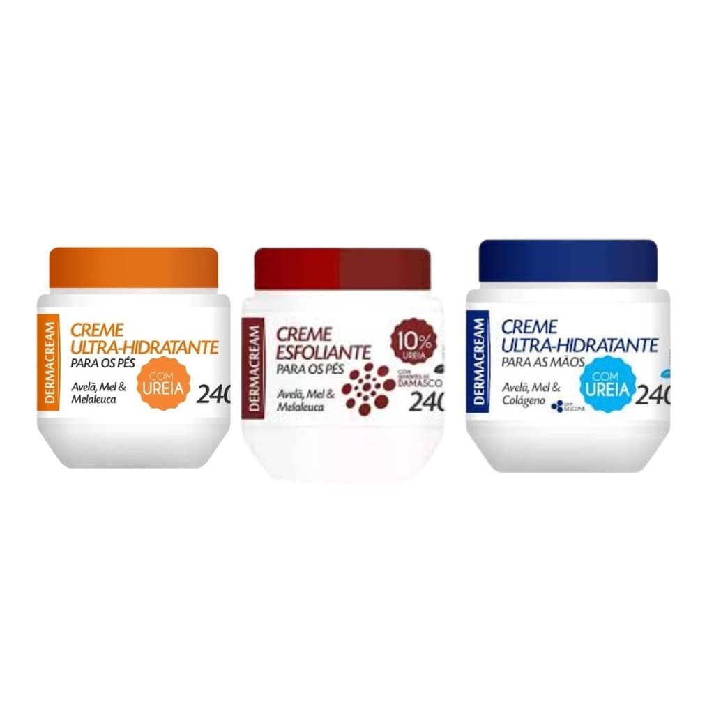 Creme Ultra Hidratante e Esfoliante para os Pés - Dermacream