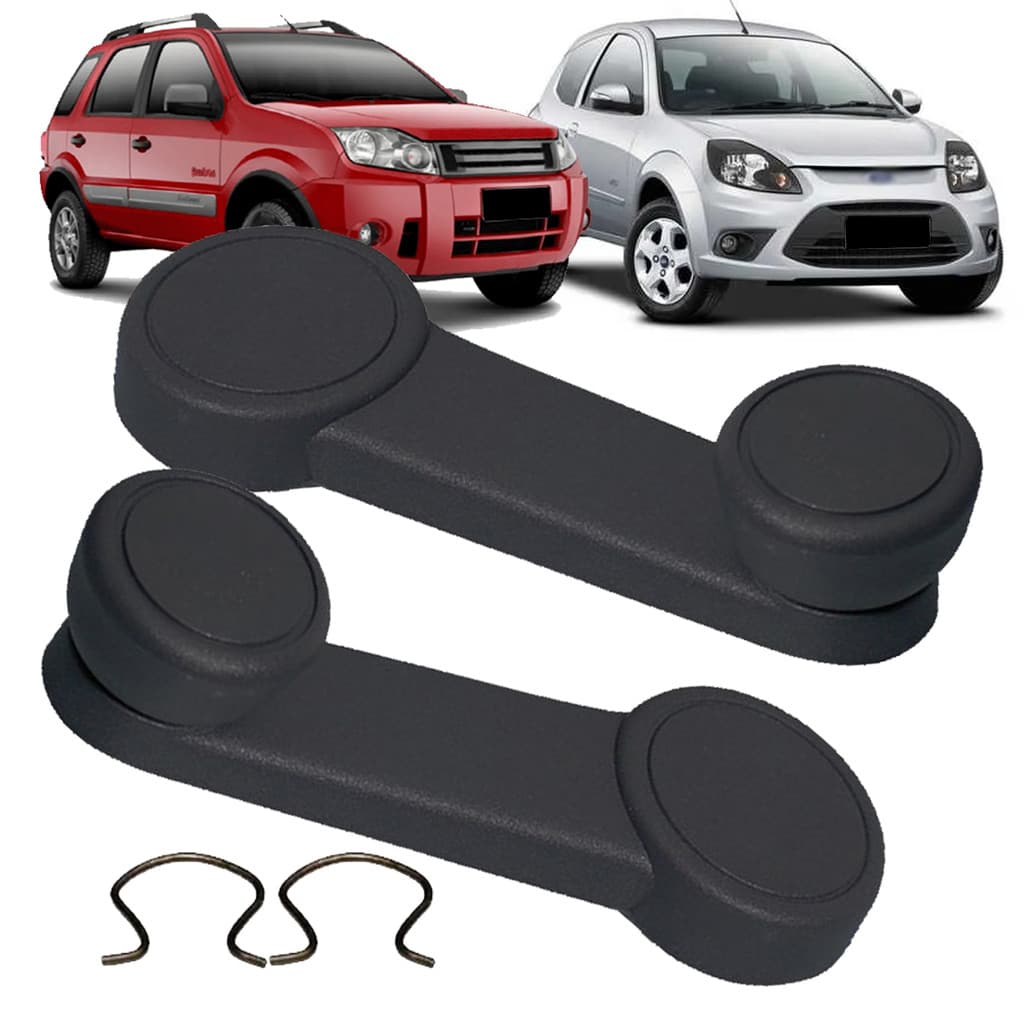 Par Manivela Reguladora Vidro Ecosport Ka Fiesta Courier