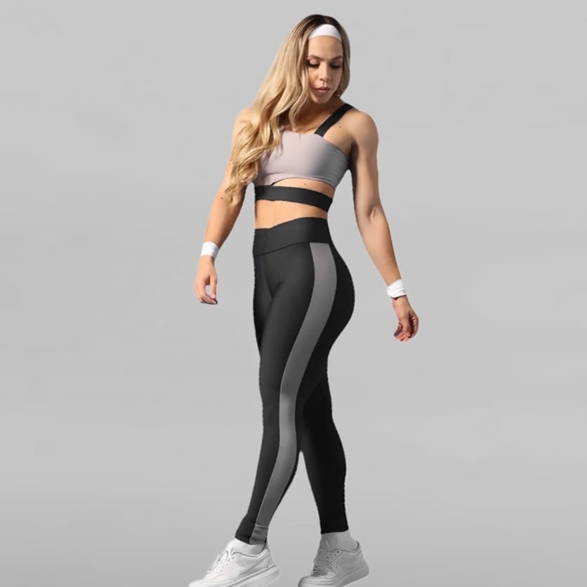 Conjunto Feminino Academia Premium Estiloso para Verão Moda Mulher Fit