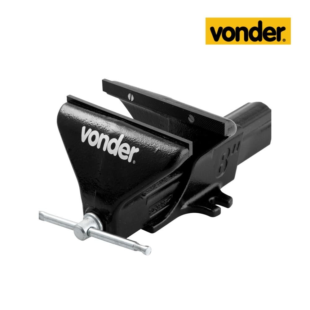 Torno de Bancada Fixo nº 8 em Ferro Fundido Nodular Vonder