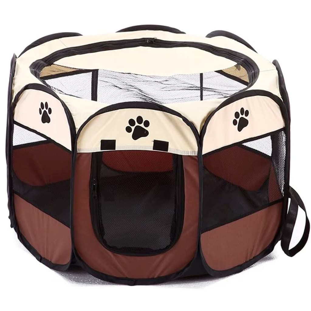 Cercado Pet Dobrável Portátil Casinha Cachorro Cão e Gatos Tamanho Grande 110cm