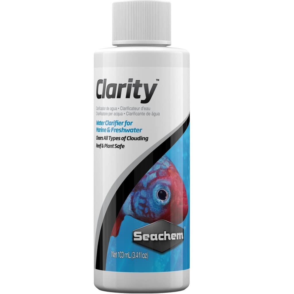 Seachem Clarity 100ml - Clarificante P Água Doce E Salgada