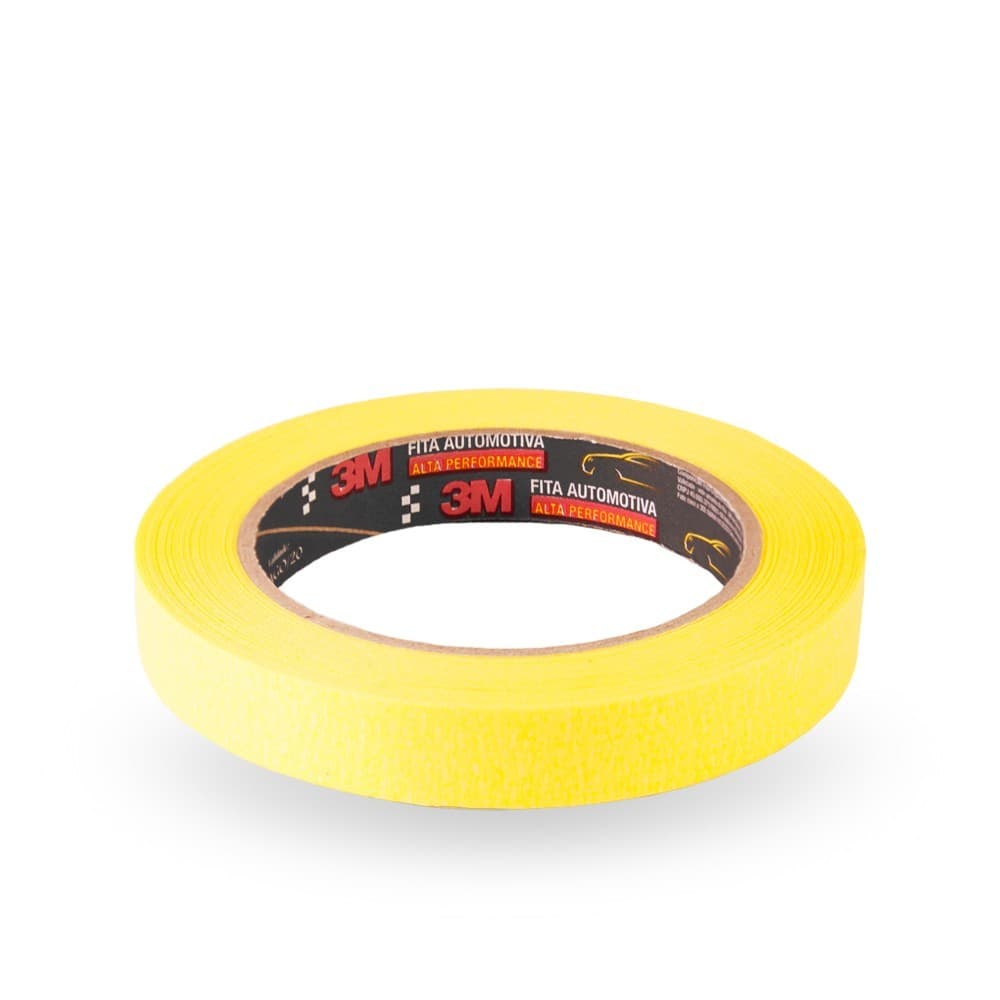 Fita Crepe Alta Performance Amarela 3M 16MM X 40M