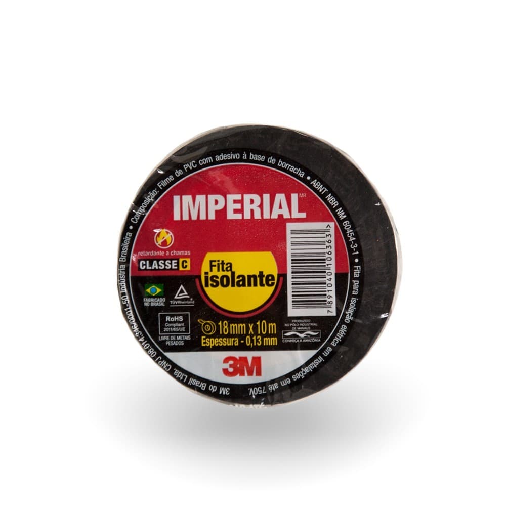 Fita Isolante Imperial 3M 18MM X10M