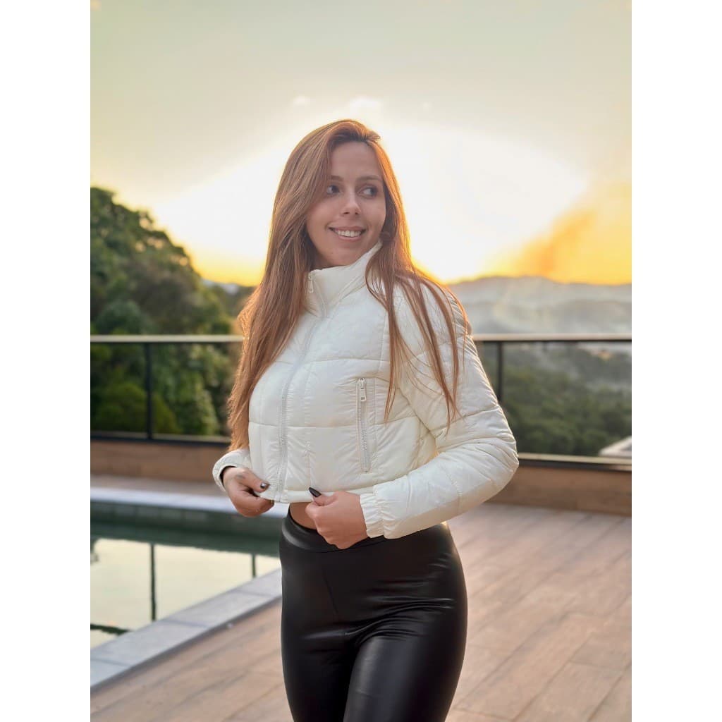 Bobojaco Puffer Feminina 2025 inverno peluciado alta qualidade