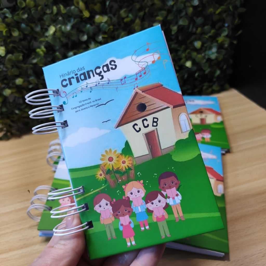 Livro Hinário Infantil Igreja Congregação Cristã do Brasil CCB Fé Religião Espiritualidade Criança
