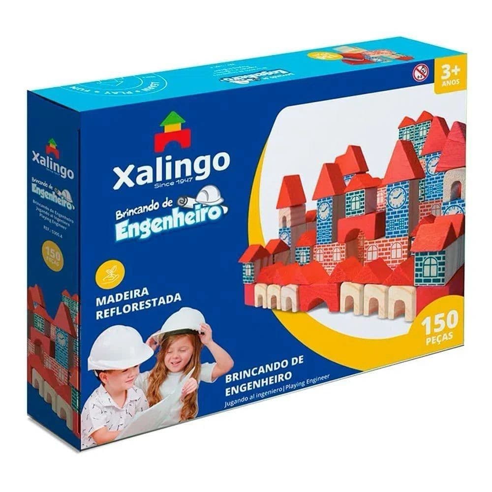 Brincando de Engenheiro Nº4 120 Peças - Xalingo