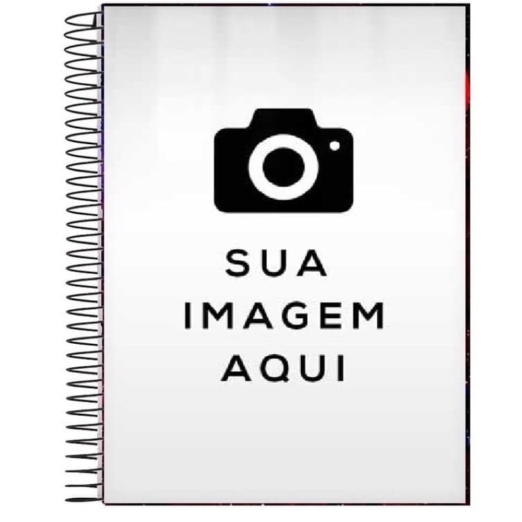 Cadernos 1,10, 20 matérias -80,140,280 fls personalizado com sua imagem