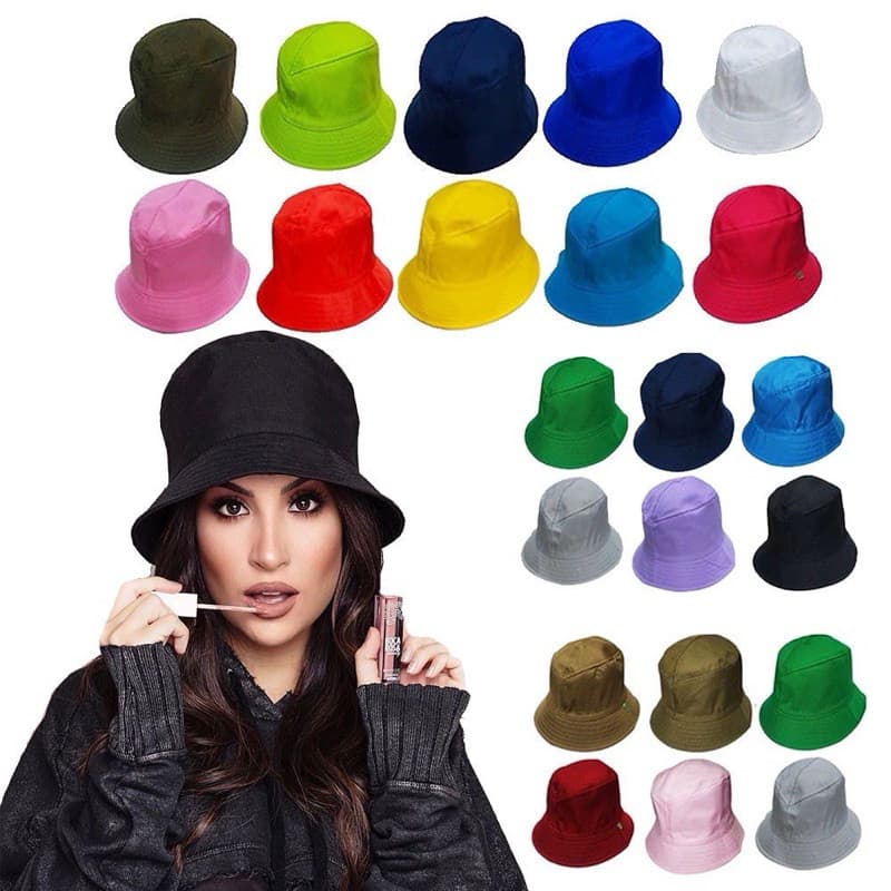 Chapéu Bucket Hat Super Estiloso Moda Praia PIscina Blogueira Feminino e Masculino