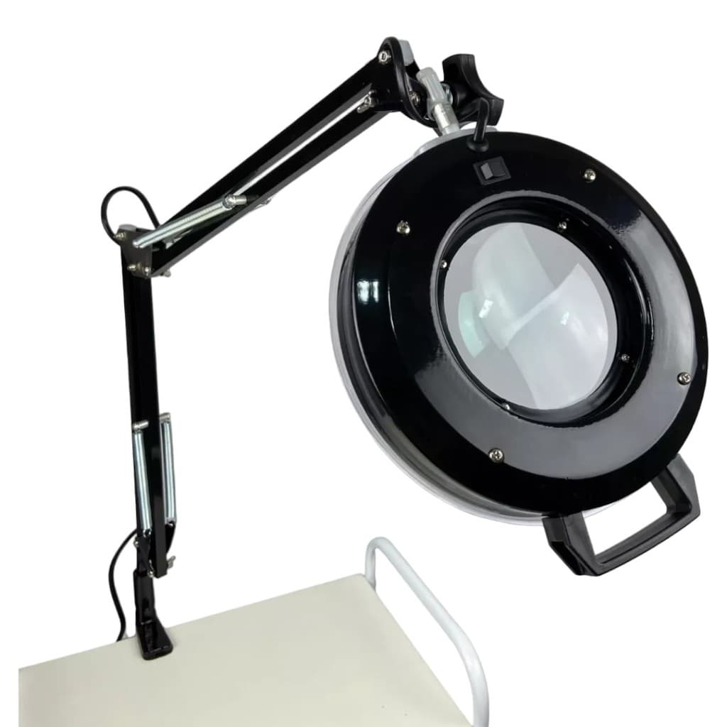 Lupa Luminária Articulável 30 Pontos De LED Para Mesa 5 Dioptrias Profissional Estética Estek