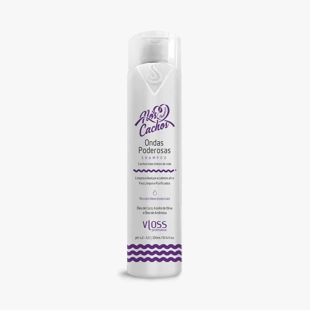 Vloss Nós Amamos Cachos Shampoo Ondas Poderosas 300ml