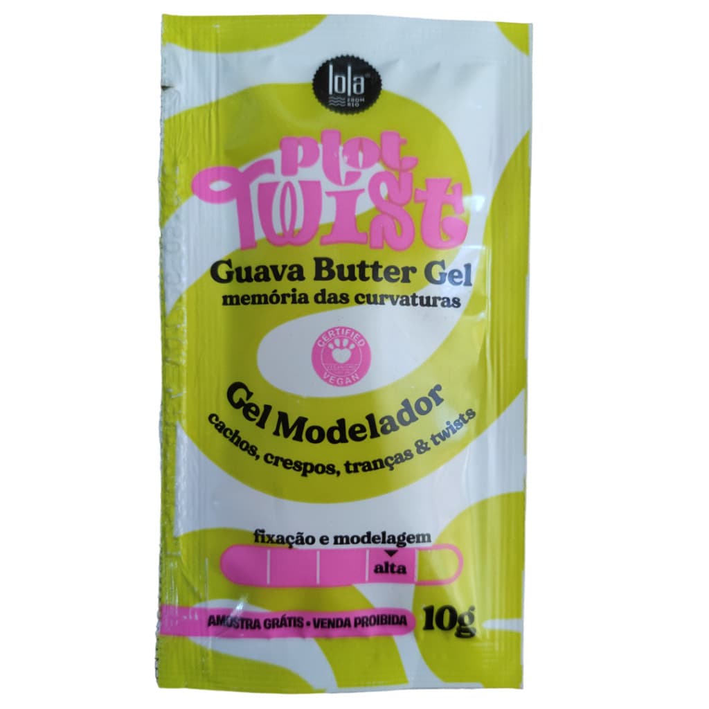 Sache Gel Modelador Lola Plot Twist Guava Butter 10g - Lola Cosmetics
