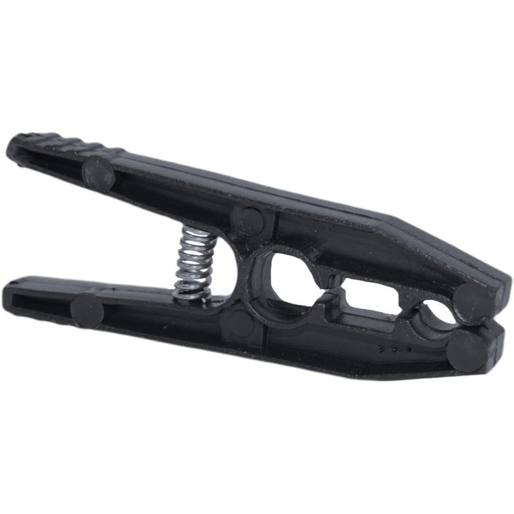 Kit Prendedor De Roupa Plástico C/36 Unid Branco E Preto Uni