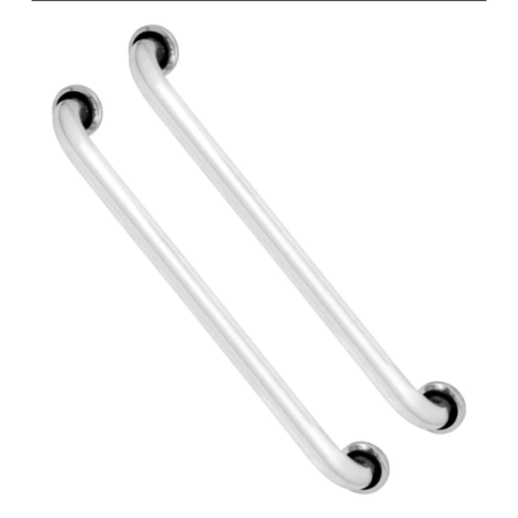 Kit 02 Barra De Apoio Alça 40 Cm Suporte De Parede Auxilio Para Idosos
