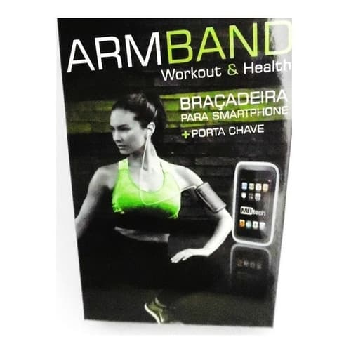 Braçadeira Mbfit Smartphone E Porta Chave Arm Band Universal