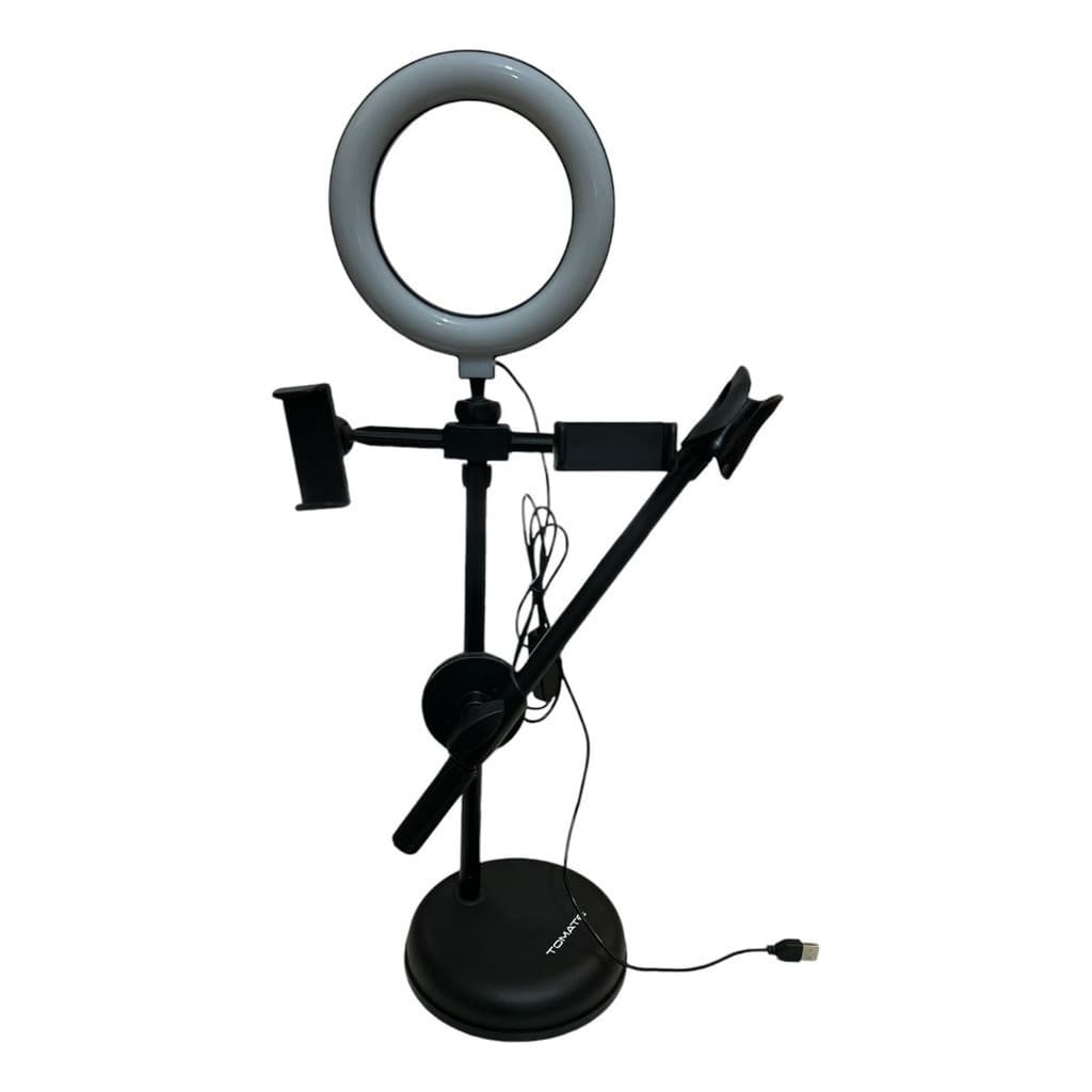 Ring Light 16 Cm Led Para Foto Video Lives+2 Suportes