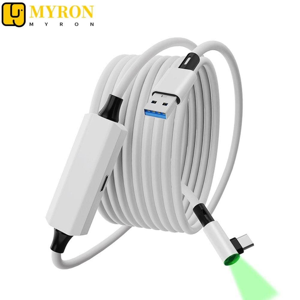 Cabo De Link MYRON1 5M VR , Carregamento Enquanto Reproduzir Transferência De Dados , Para Meta Quest 3/3S/Pico 4 Ultra