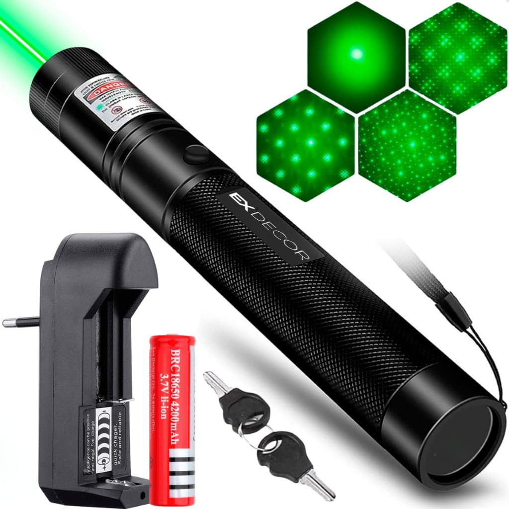 2 Caneta Laser Verde Ultra Forte Alcance 100km A Prova D'agua