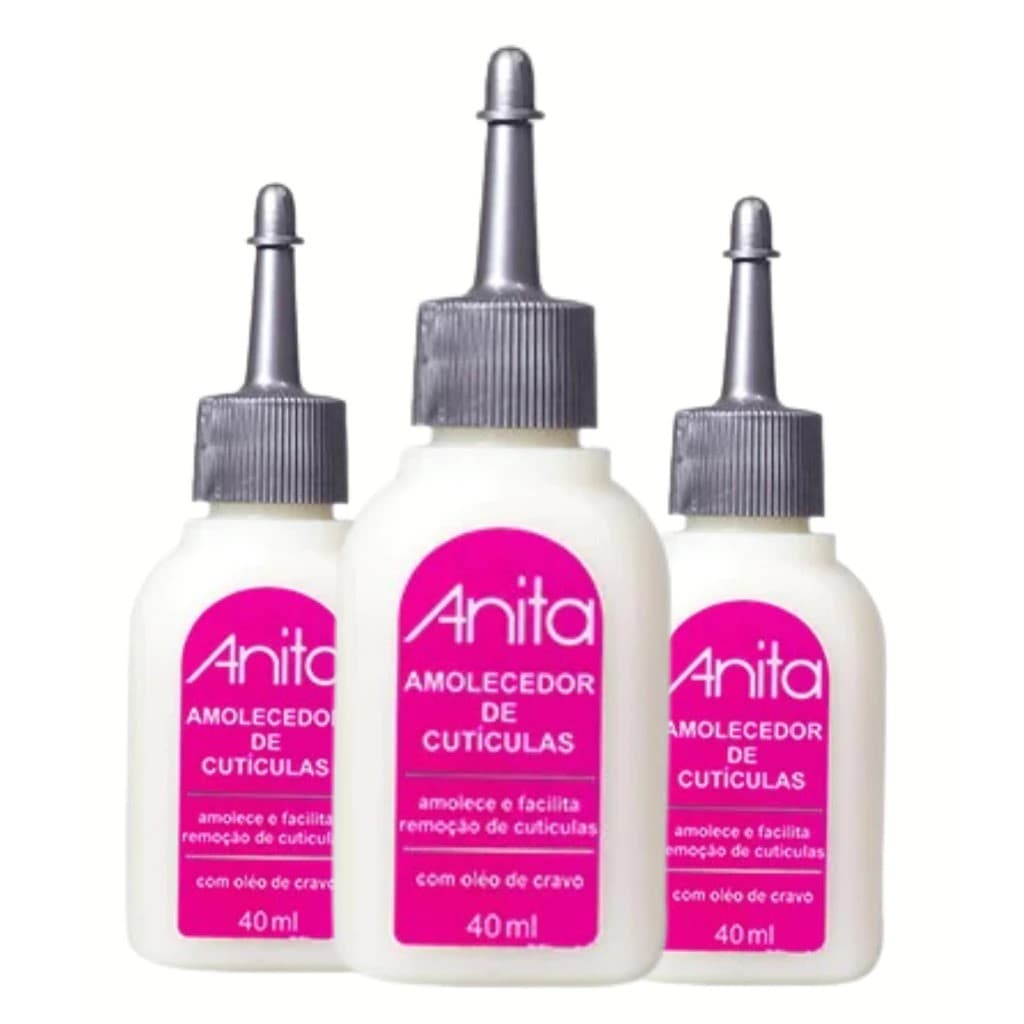Kit 3 Amolecedor de Cúticulas 40ml Anita