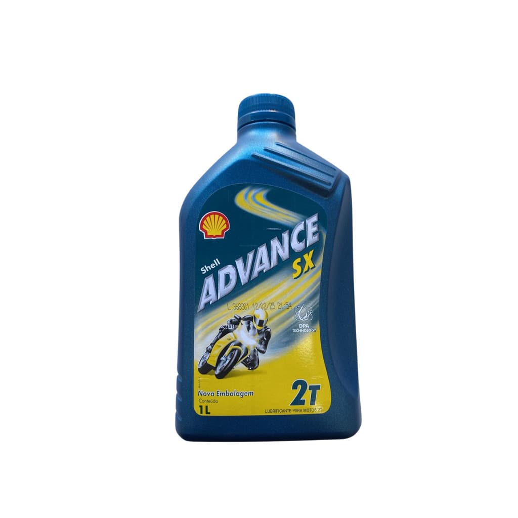 1 Litro De Oleo 2 Tempos Shell Advance Sx