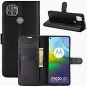 Capa Carteira Motorola Moto G9 Power XT2091 em Couro com Fecho Magnetico e Porta Cartão Capinha Case