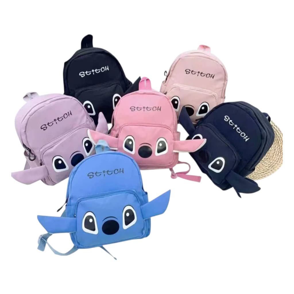 Mochila de escola infantil Lilo & Stich bonitinha menina e menino Y3739