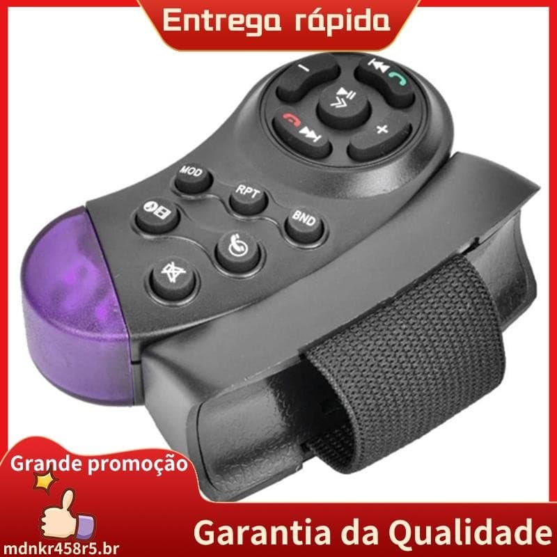 Controle Remoto Universal Sem Fio Do Volante 11 Botões Para CD Carro DVD MP5 Player mdnkr458r5 . br