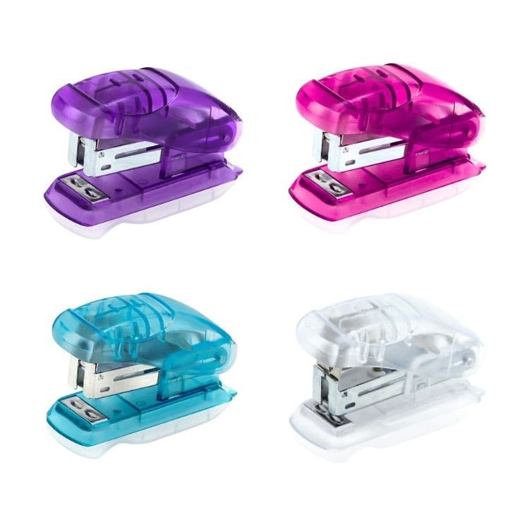 Mini Grampeador Plástico P/10 Folhas GP0101 BRW